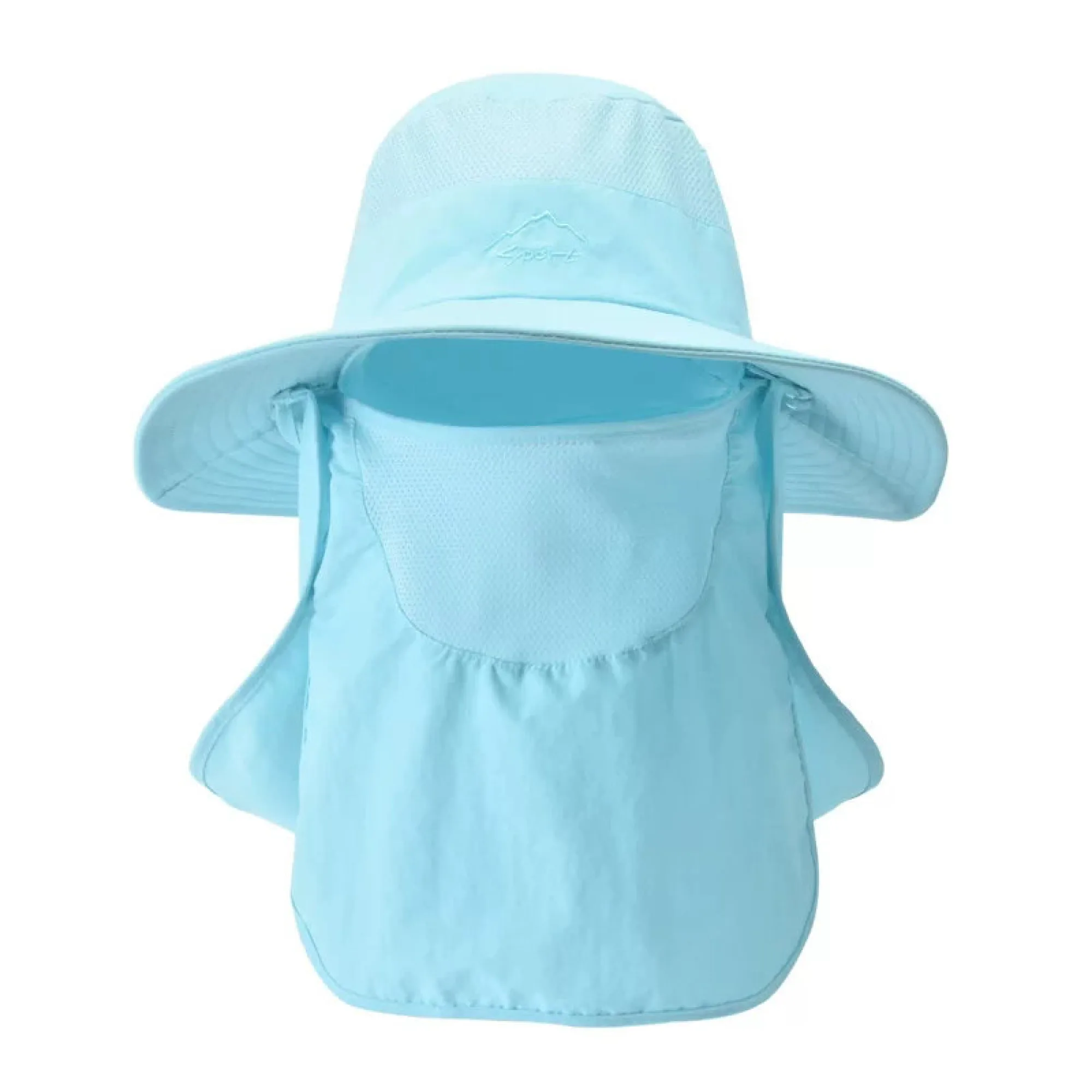 Adjustable Sun Protection Bucket Hat with Neck Flap and Face Cover thumbnail 9