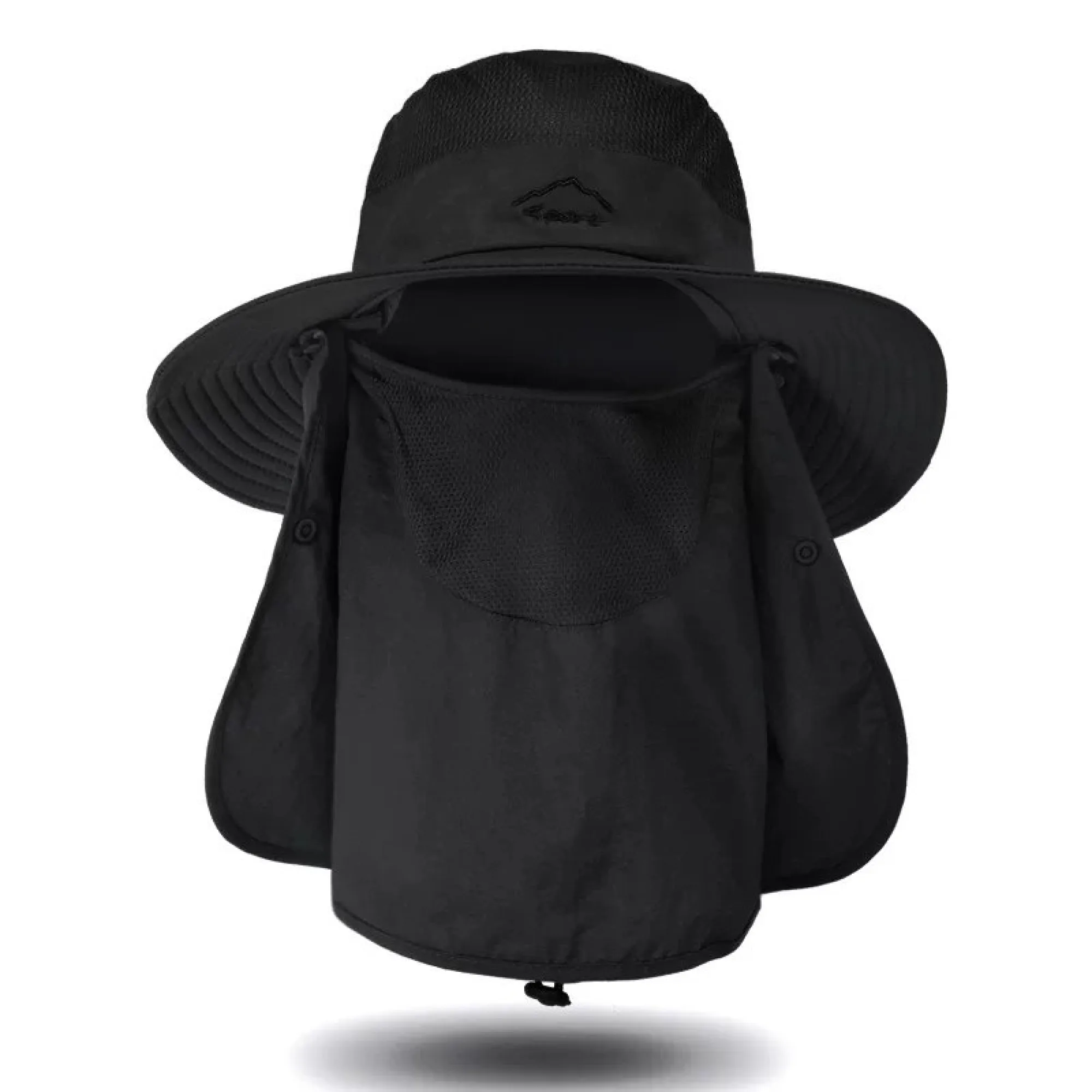 Adjustable Sun Protection Bucket Hat with Neck Flap and Face Cover thumbnail 6