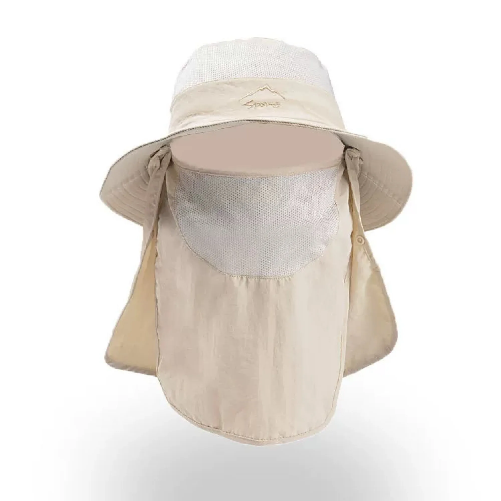 Adjustable Sun Protection Bucket Hat with Neck Flap and Face Cover thumbnail 13