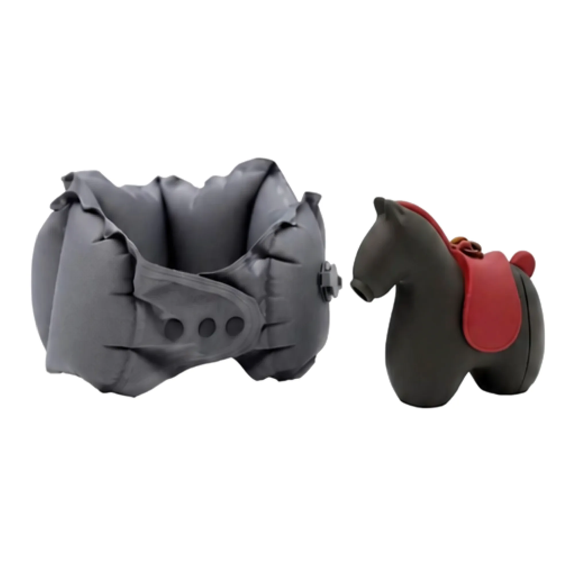 Inflatable U-Shaped Neck Pillow with Horse-Shaped Pump thumbnail 8