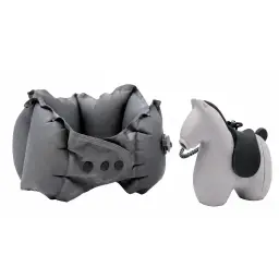 Inflatable U-Shaped Neck Pillow with Horse-Shaped Pump thumbnail 1