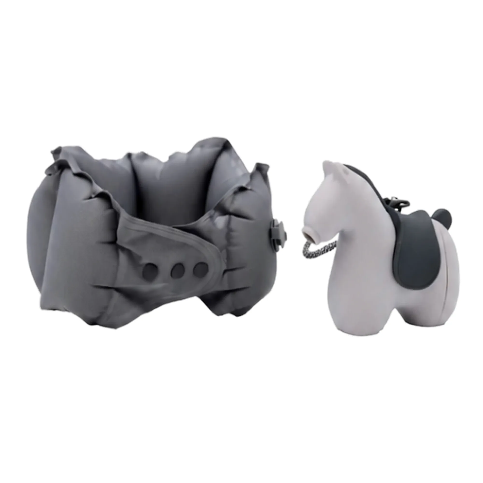 Inflatable U-Shaped Neck Pillow with Horse-Shaped Pump thumbnail 13
