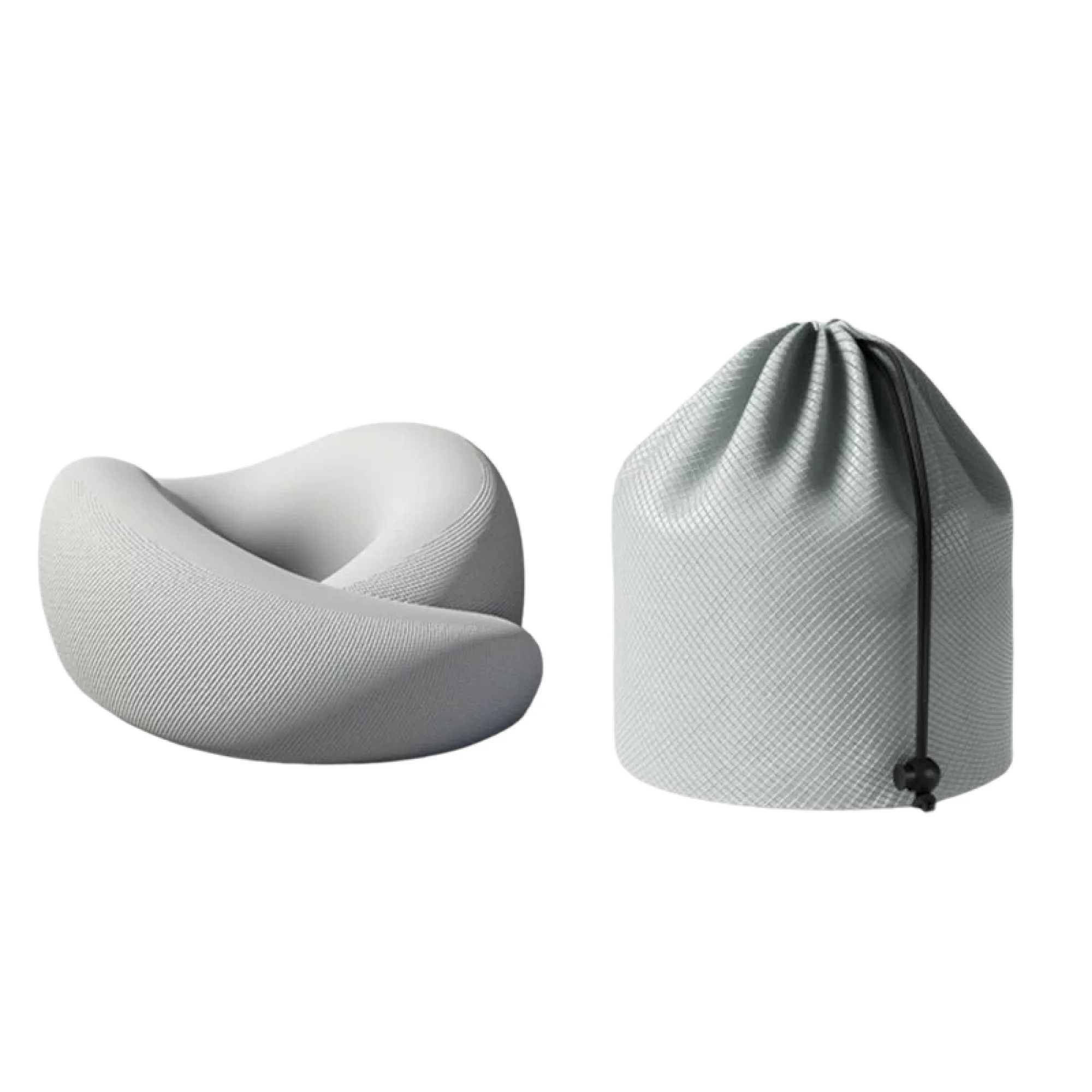 U-Shaped Travel Neck Pillow with Memory Foam Filling thumbnail 8