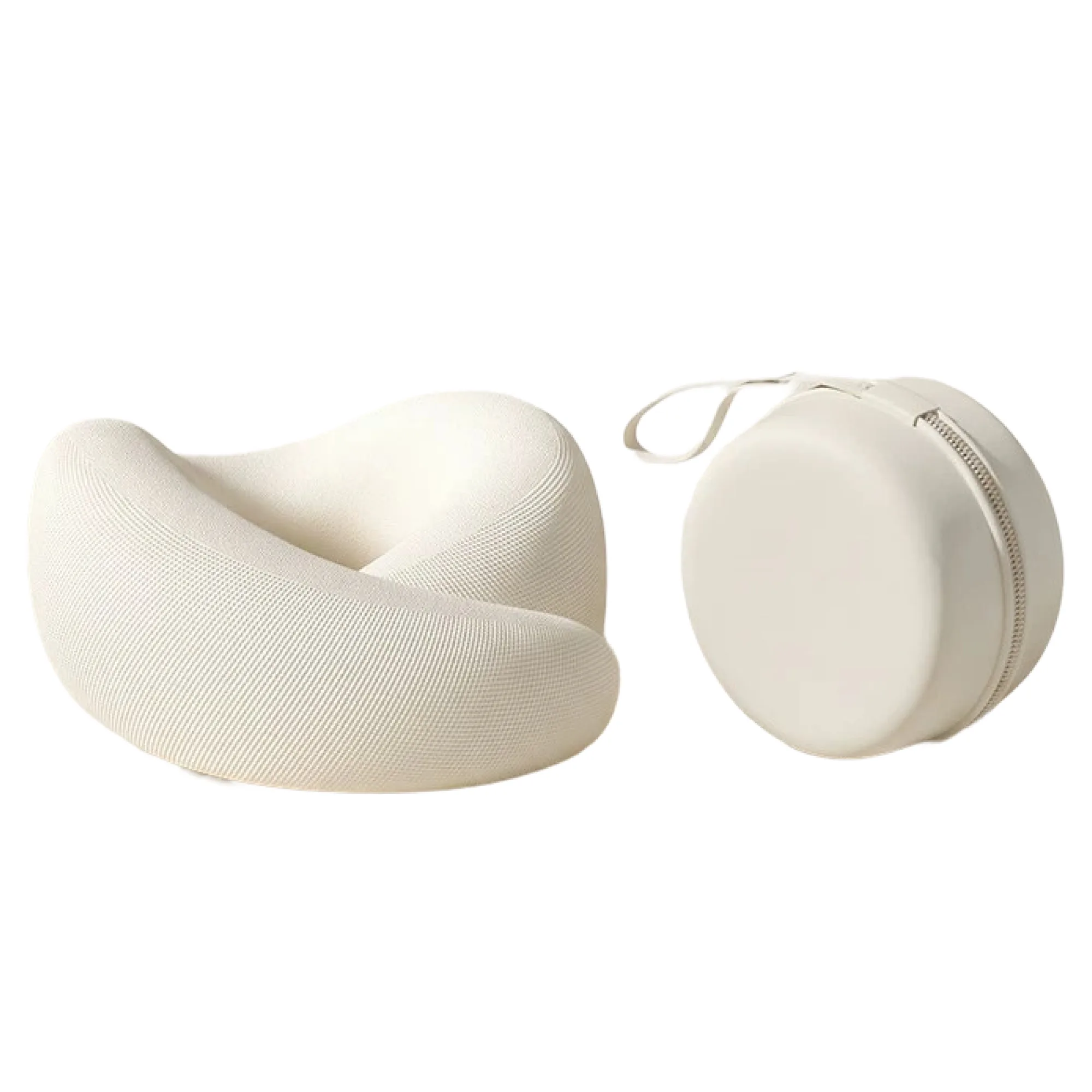 U-Shaped Travel Neck Pillow with Memory Foam Filling — View 1