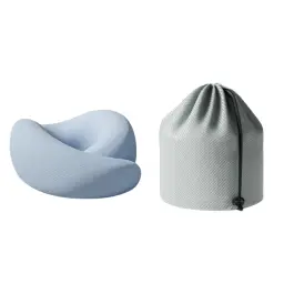 U-Shaped Travel Neck Pillow with Memory Foam Filling thumbnail 9