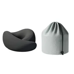 U-Shaped Travel Neck Pillow with Memory Foam Filling thumbnail 7