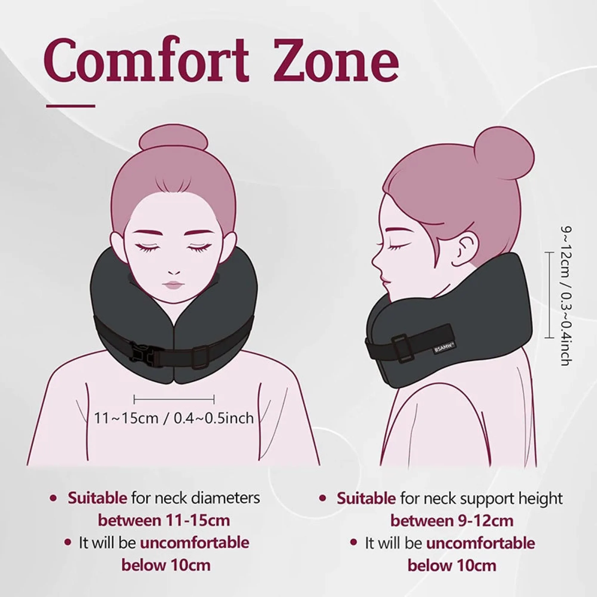 U-Shaped Memory Foam Neck Pillow thumbnail 11