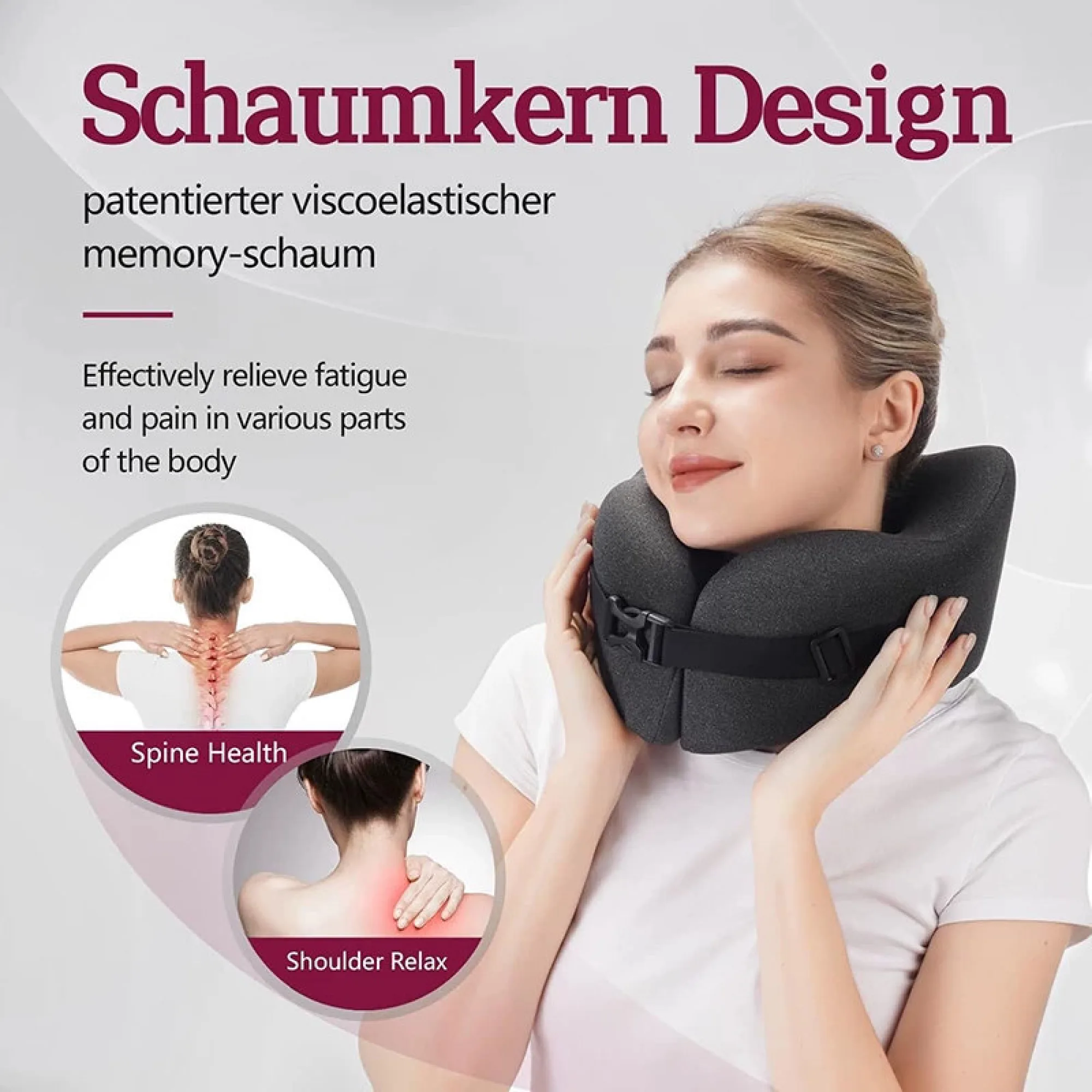 U-Shaped Memory Foam Neck Pillow thumbnail 7