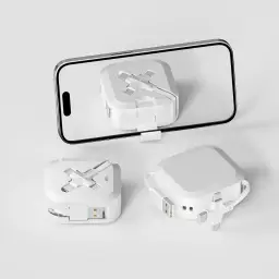 3-in-1 Retractable USB Charging Cable with Lightning, Micro USB, and Type-C Connectors thumbnail 6