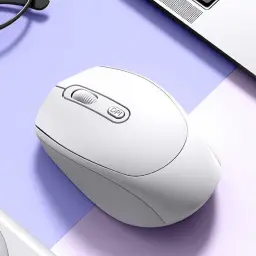 Wireless Mouse with Silent Buttons and Multiple Connectivity Options thumbnail 6