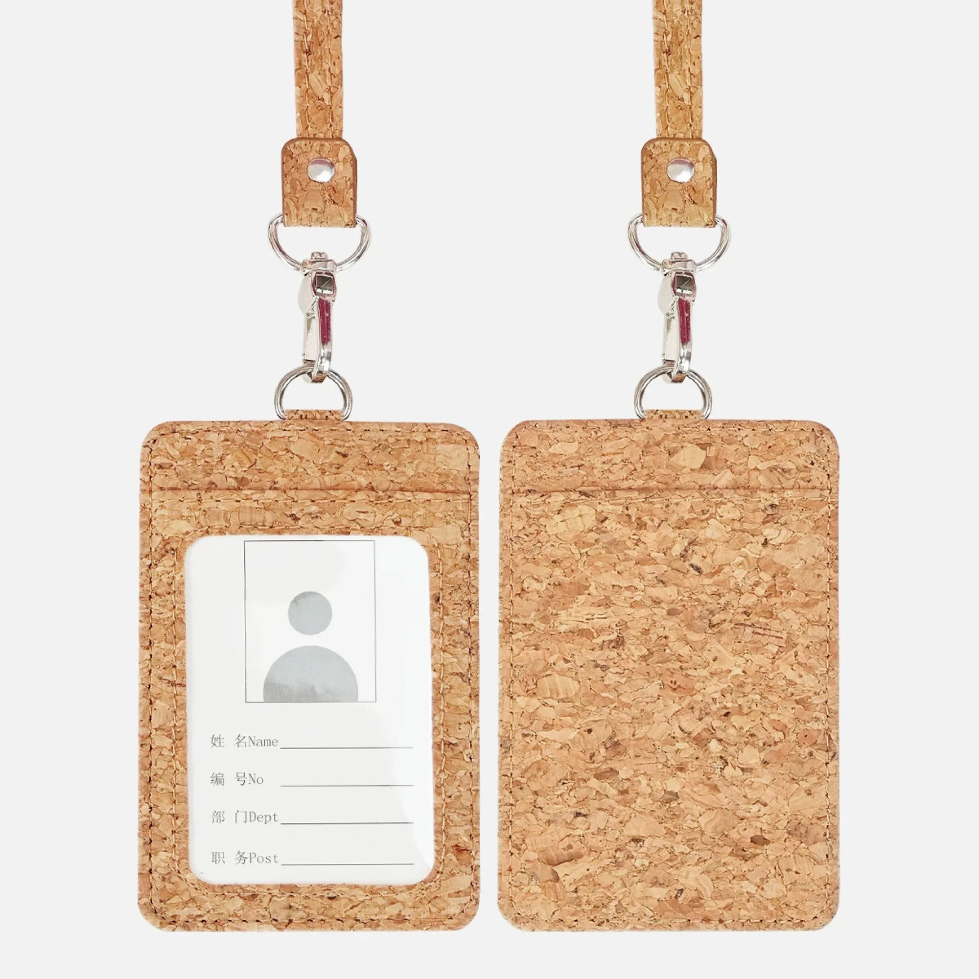 Natural Cork Card Holder with 2 Card Slots thumbnail 4