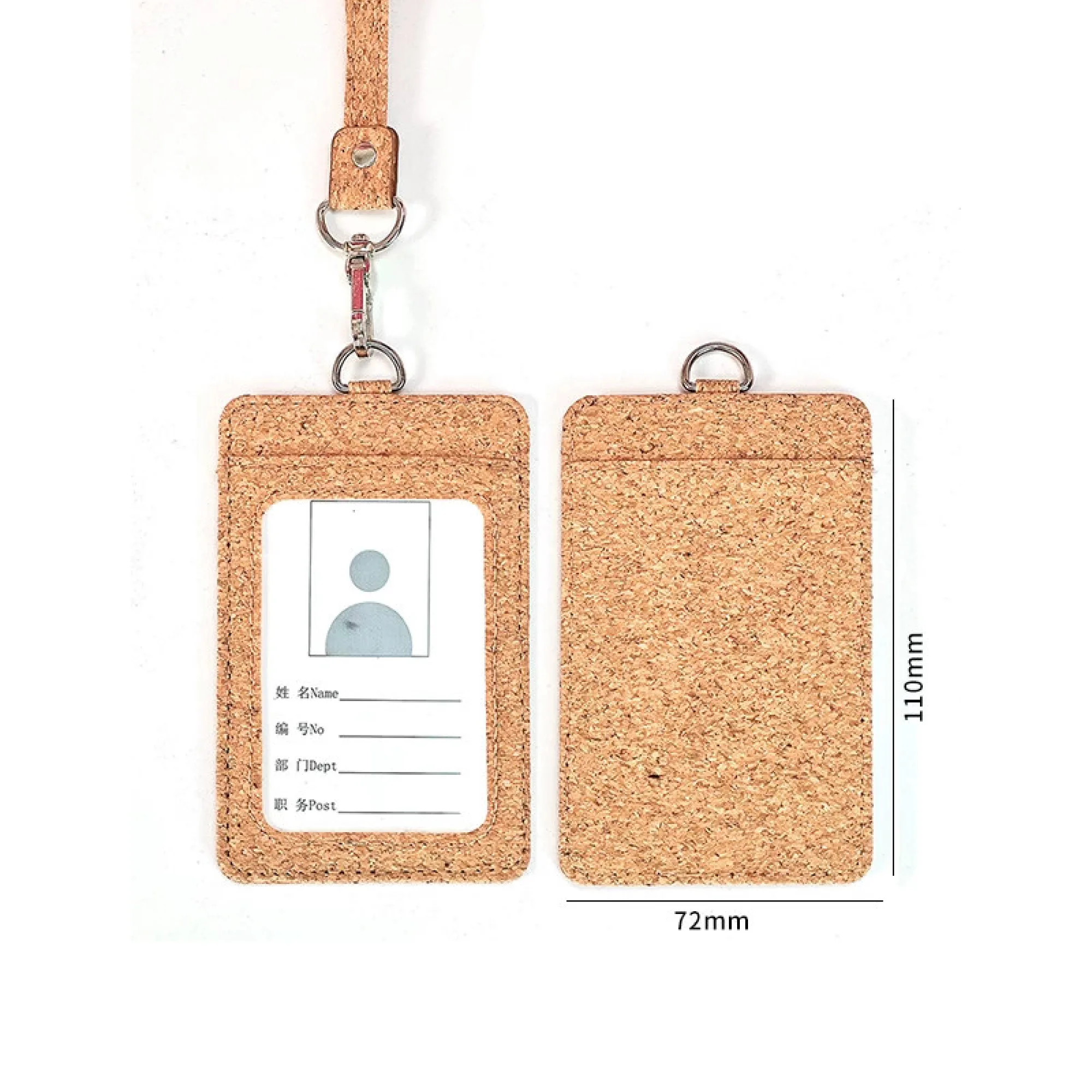 Natural Cork Card Holder with 2 Card Slots thumbnail 9