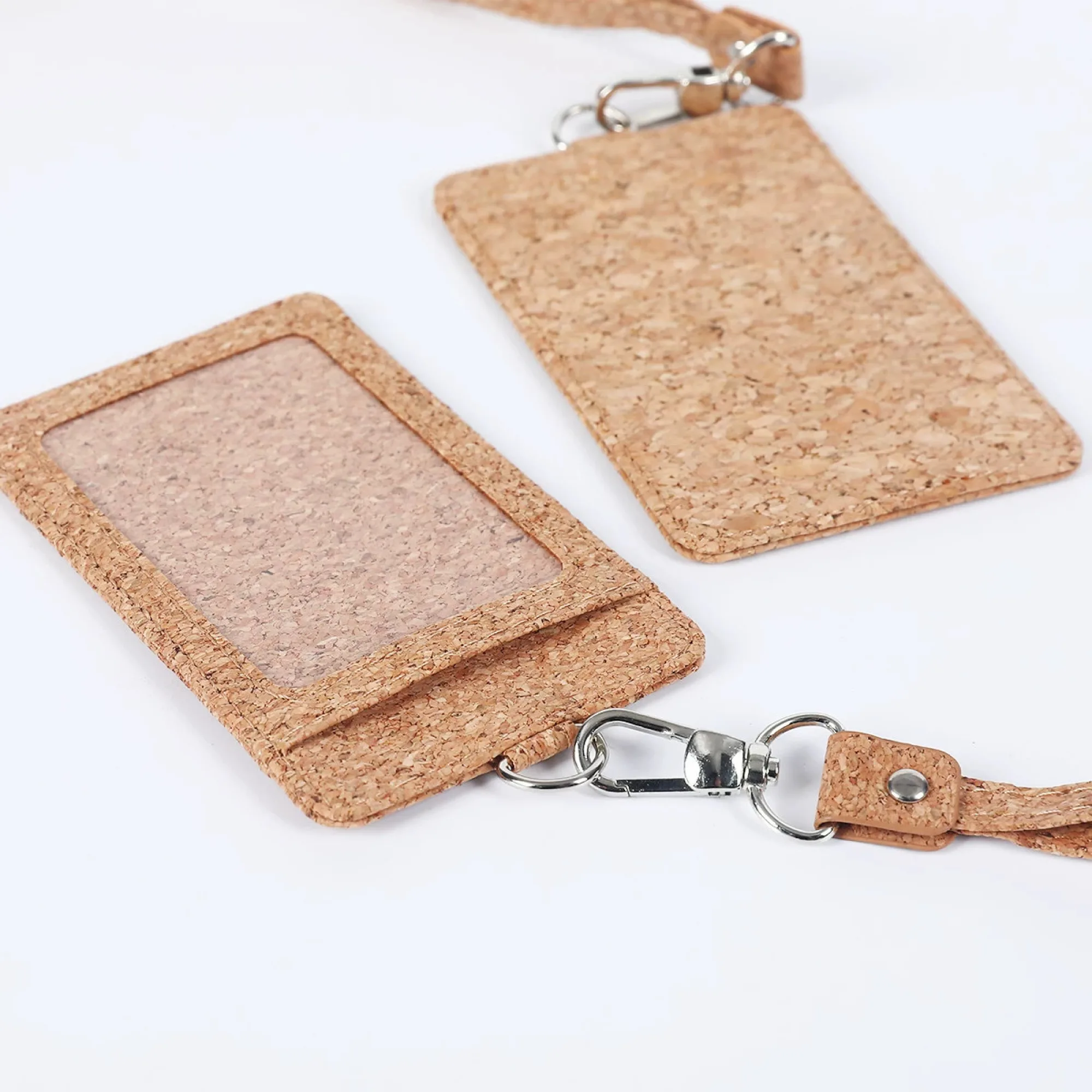 Natural Cork Card Holder with 2 Card Slots thumbnail 5
