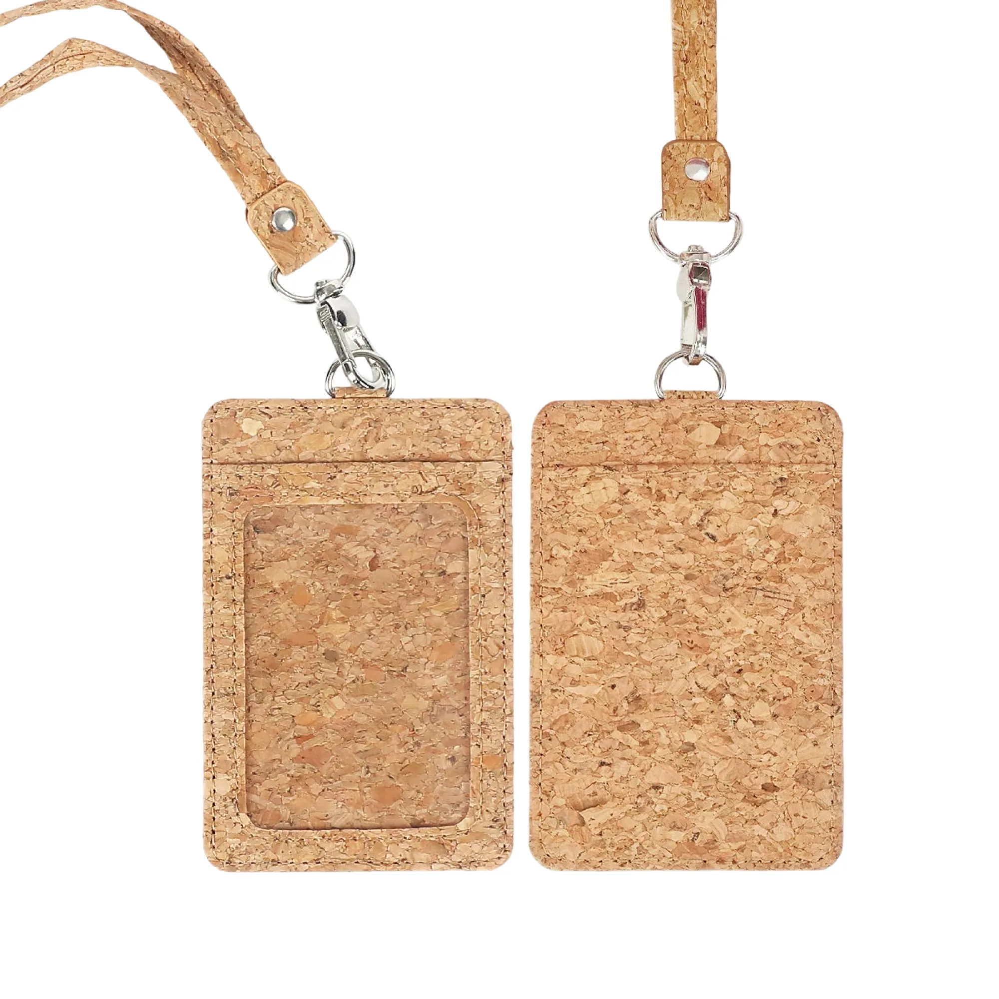 Natural Cork Card Holder with 2 Card Slots