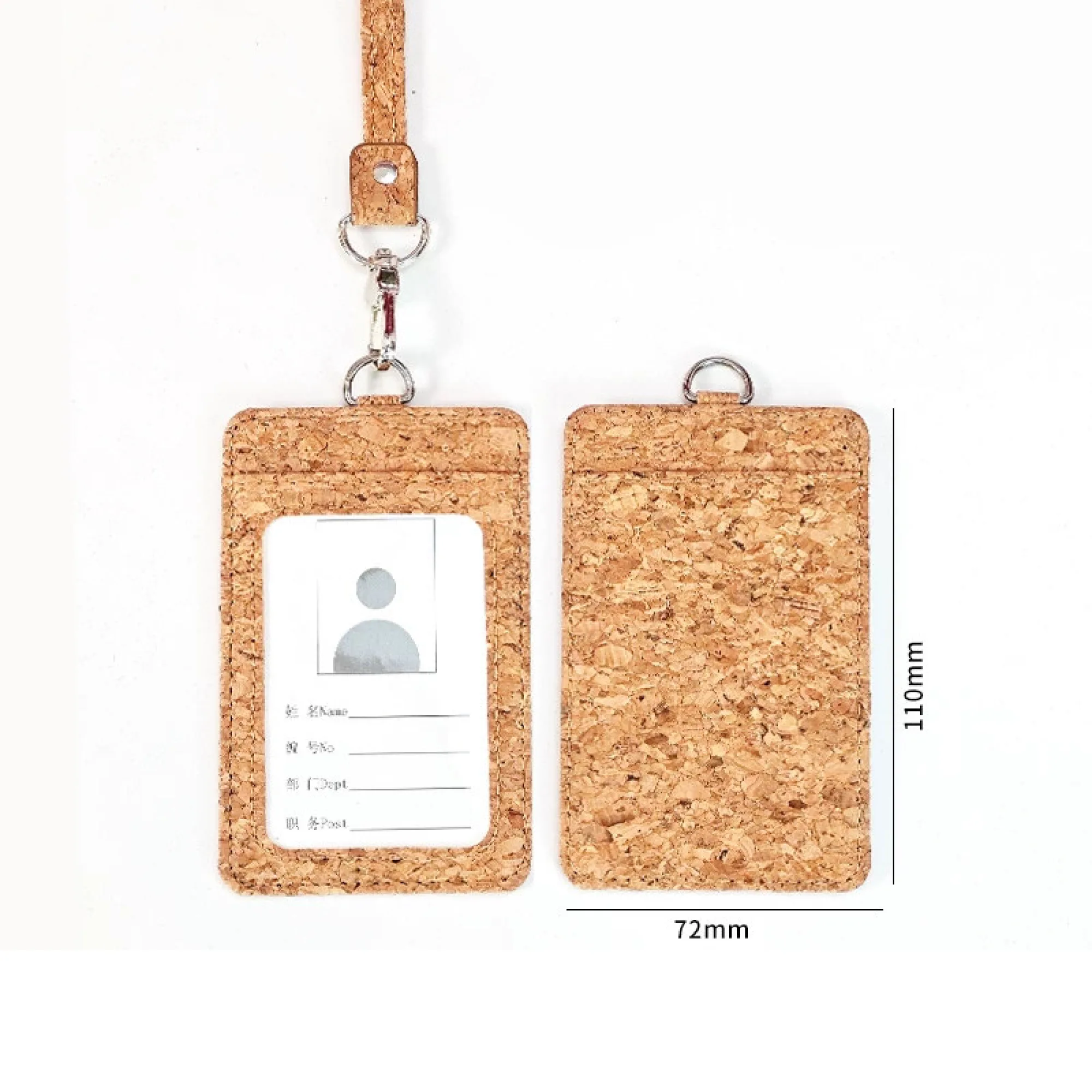 Natural Cork Card Holder with 2 Card Slots thumbnail 8