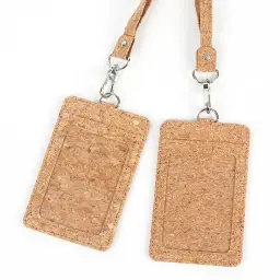 Natural Cork Card Holder with 2 Card Slots thumbnail 2