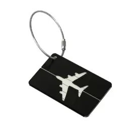 Aluminum Alloy Luggage Tag with Airplane Cutout Design thumbnail 8