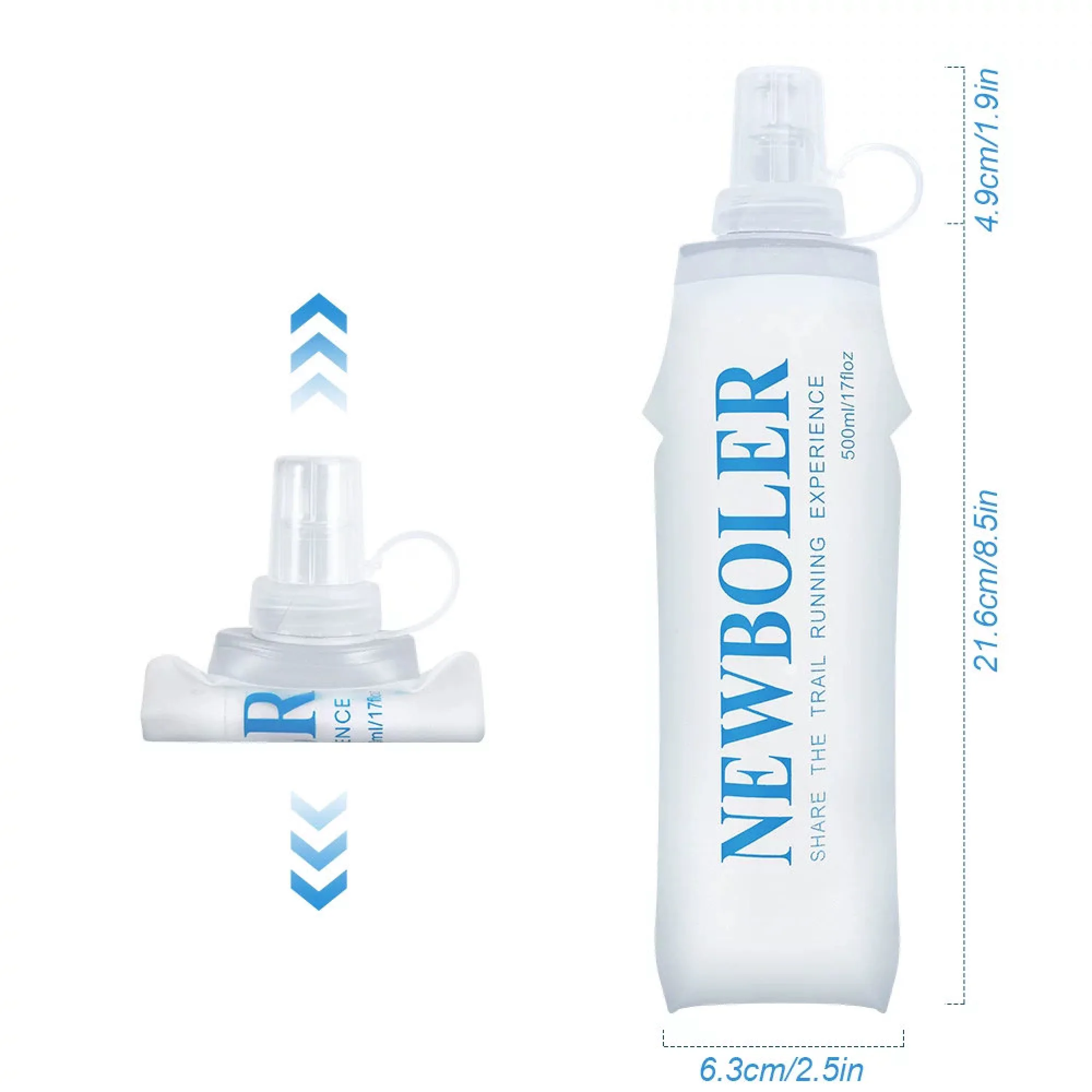 Collapsible Outdoor Soft Water Bottle thumbnail 7