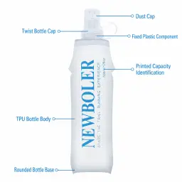 Collapsible Outdoor Soft Water Bottle thumbnail 5