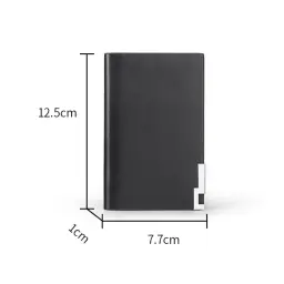 Genuine Leather Card Holder with Multi-Card Slots thumbnail 4