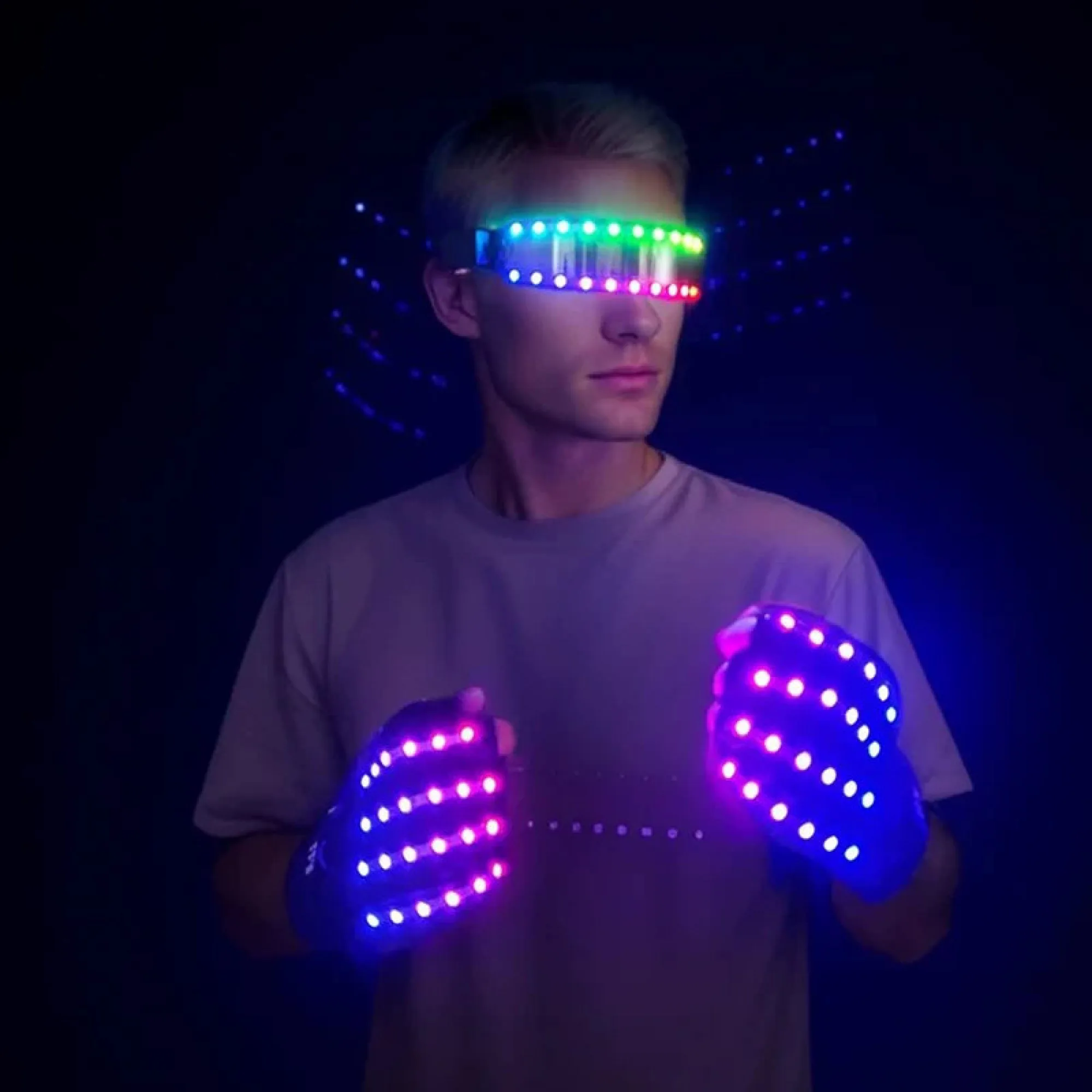 LED Glowing Gloves