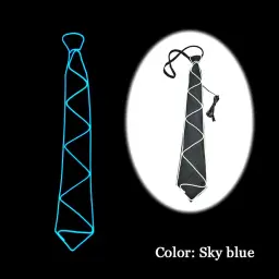 LED Glowing Tie with EL Cold Light Wire thumbnail 11