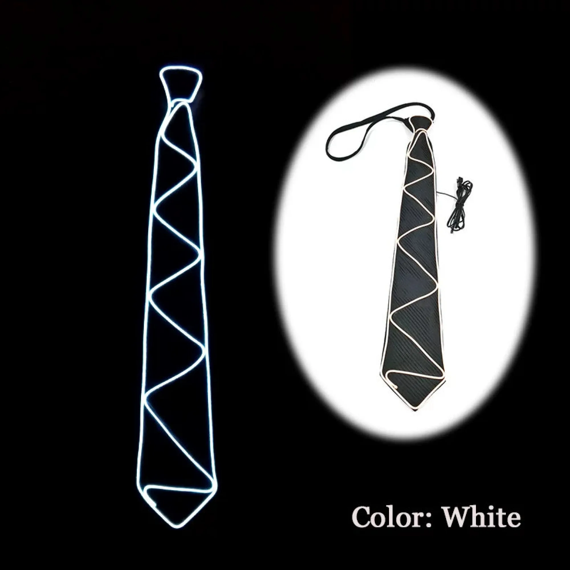 LED Glowing Tie with EL Cold Light Wire thumbnail 9