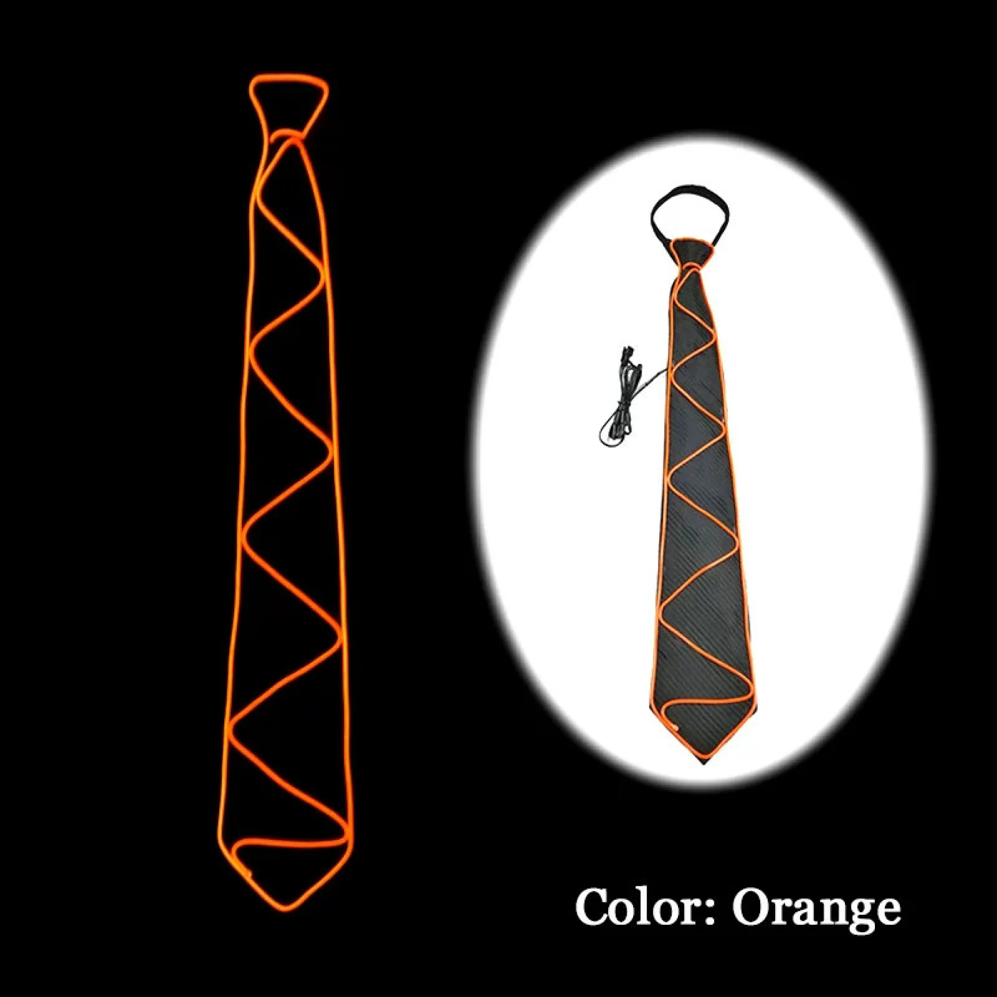 LED Glowing Tie with EL Cold Light Wire thumbnail 10