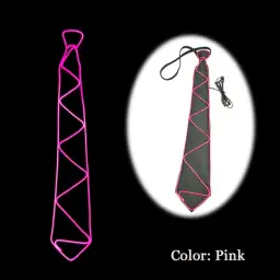 LED Glowing Tie with EL Cold Light Wire thumbnail 12
