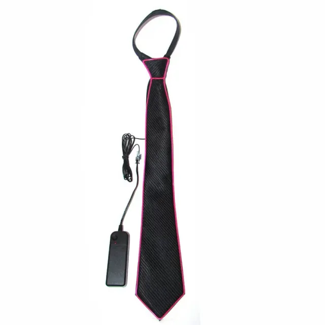 LED Glowing Tie with EL Cold Light Wire