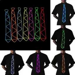 LED Glowing Tie with EL Cold Light Wire thumbnail 5