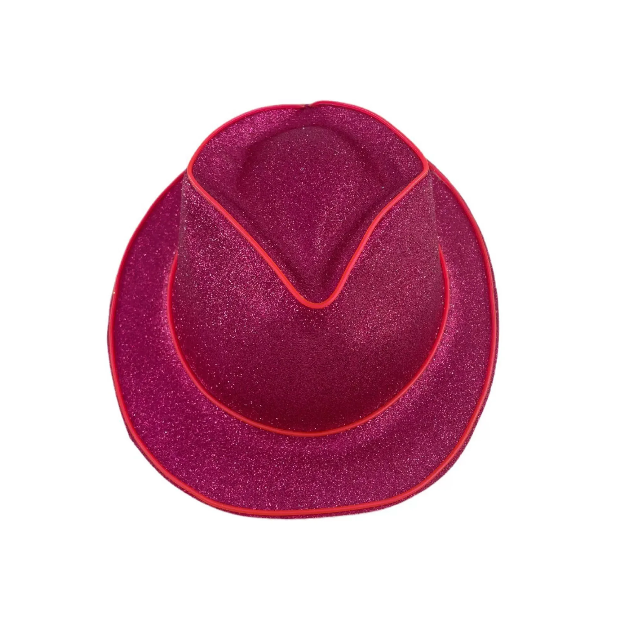 LED Lighted Cowboy Hat with Glitter Finish thumbnail 9