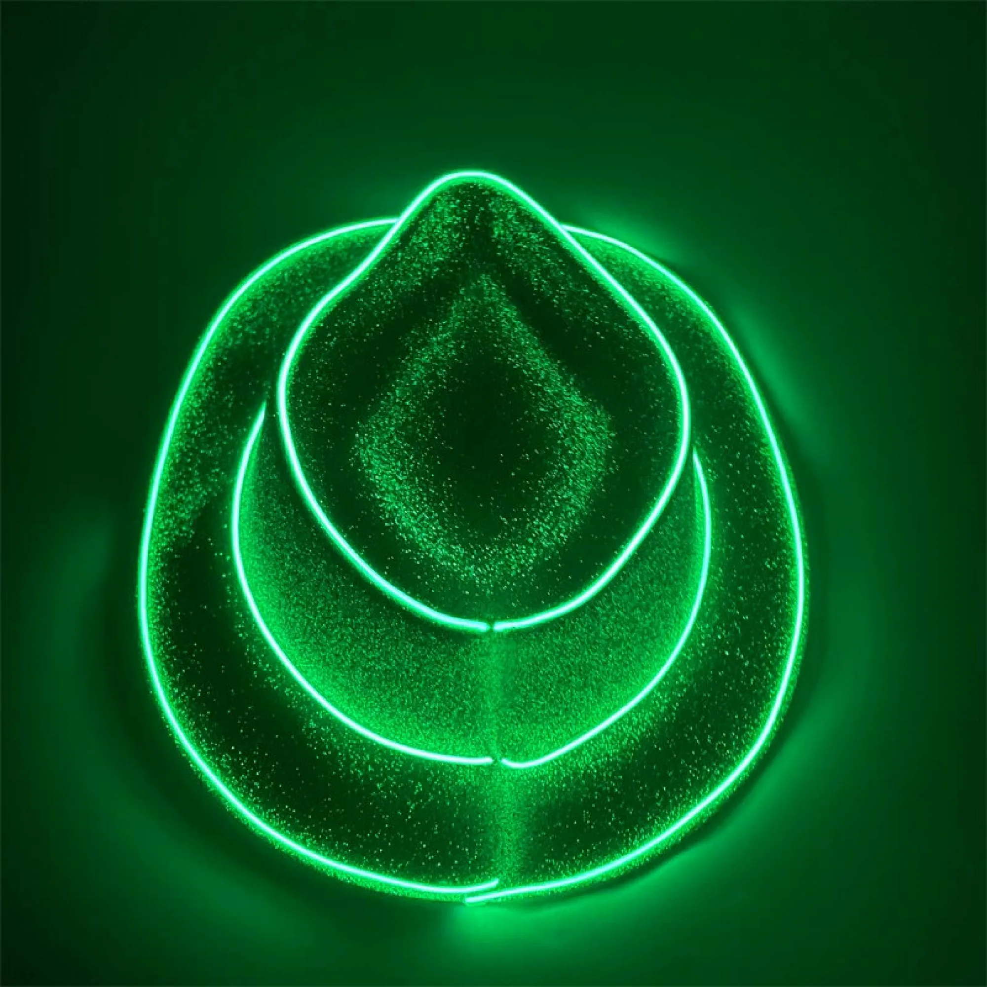 LED Lighted Cowboy Hat with Glitter Finish thumbnail 6