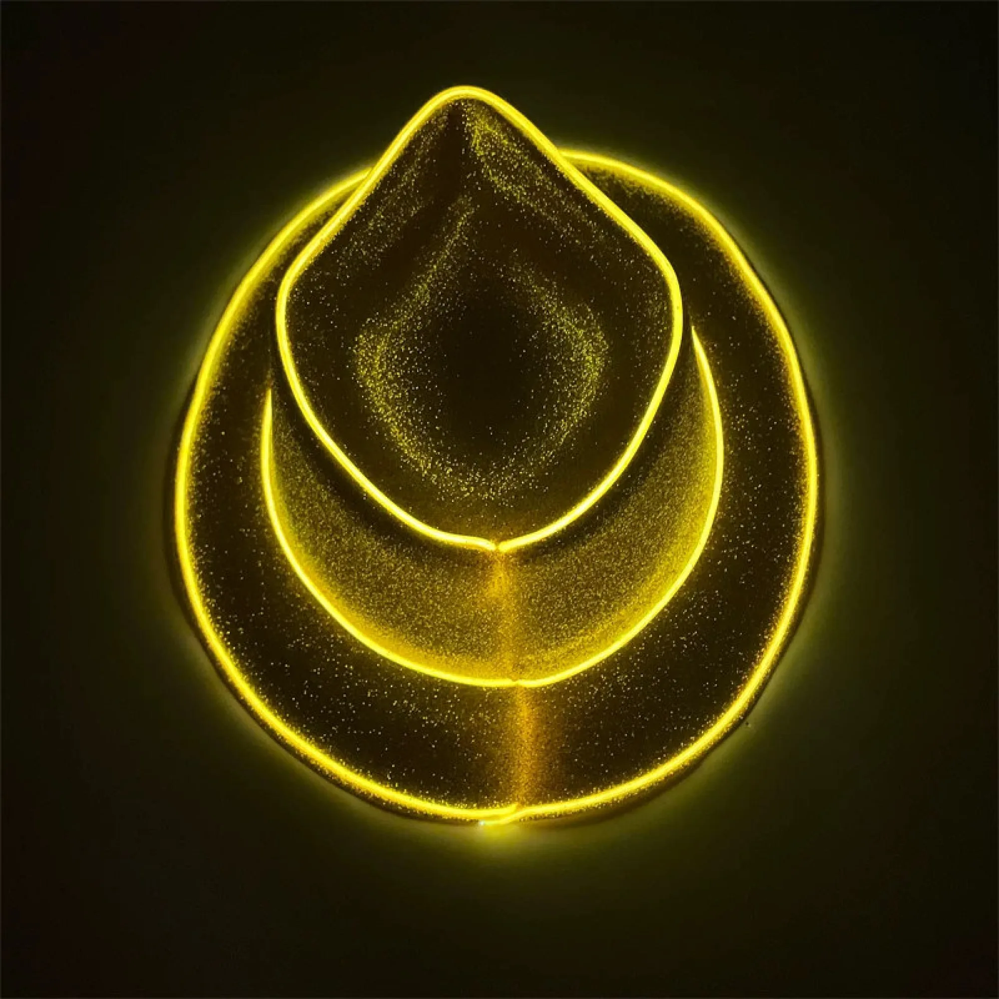 LED Lighted Cowboy Hat with Glitter Finish thumbnail 8