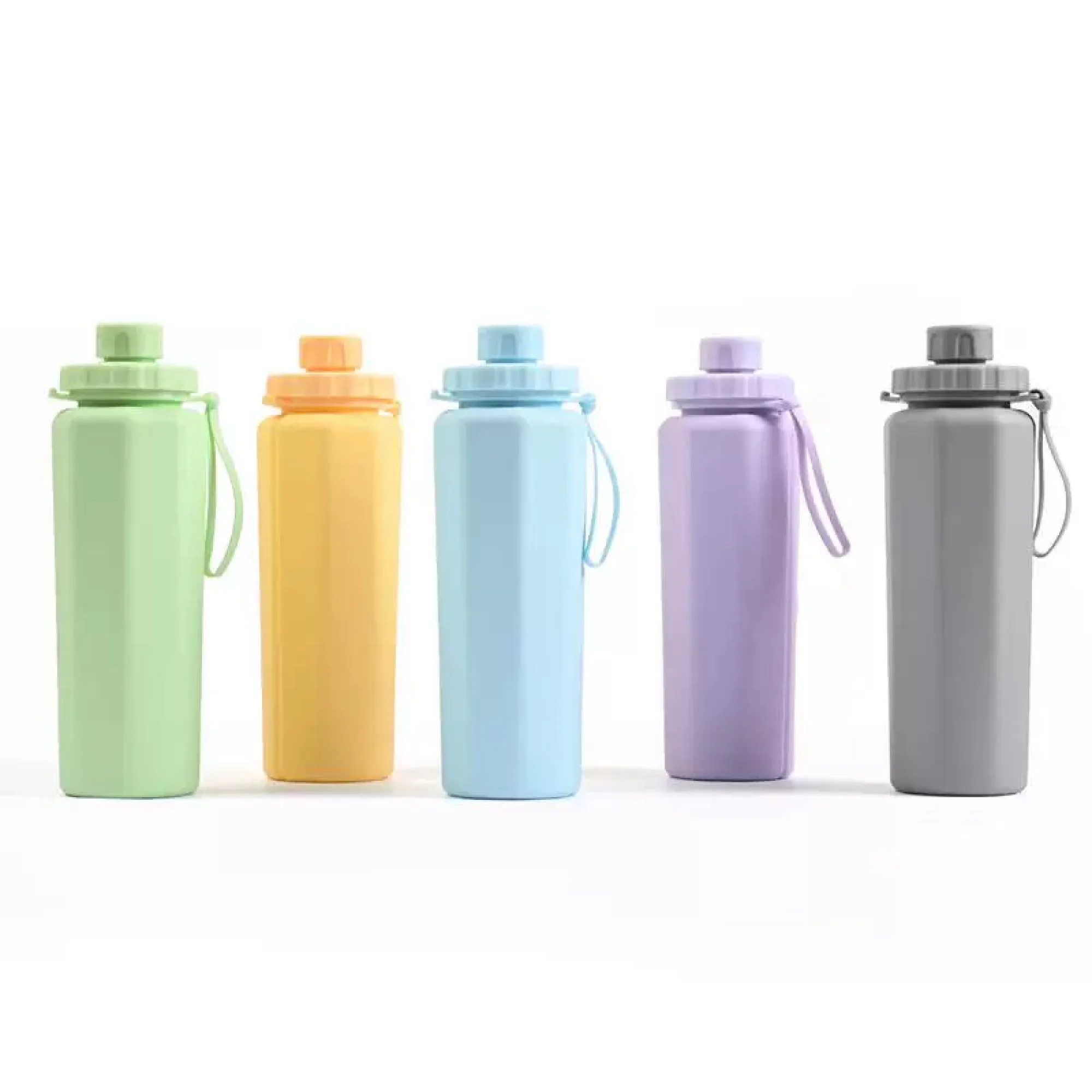 Foldable Silicone Water Bottle 600ml
