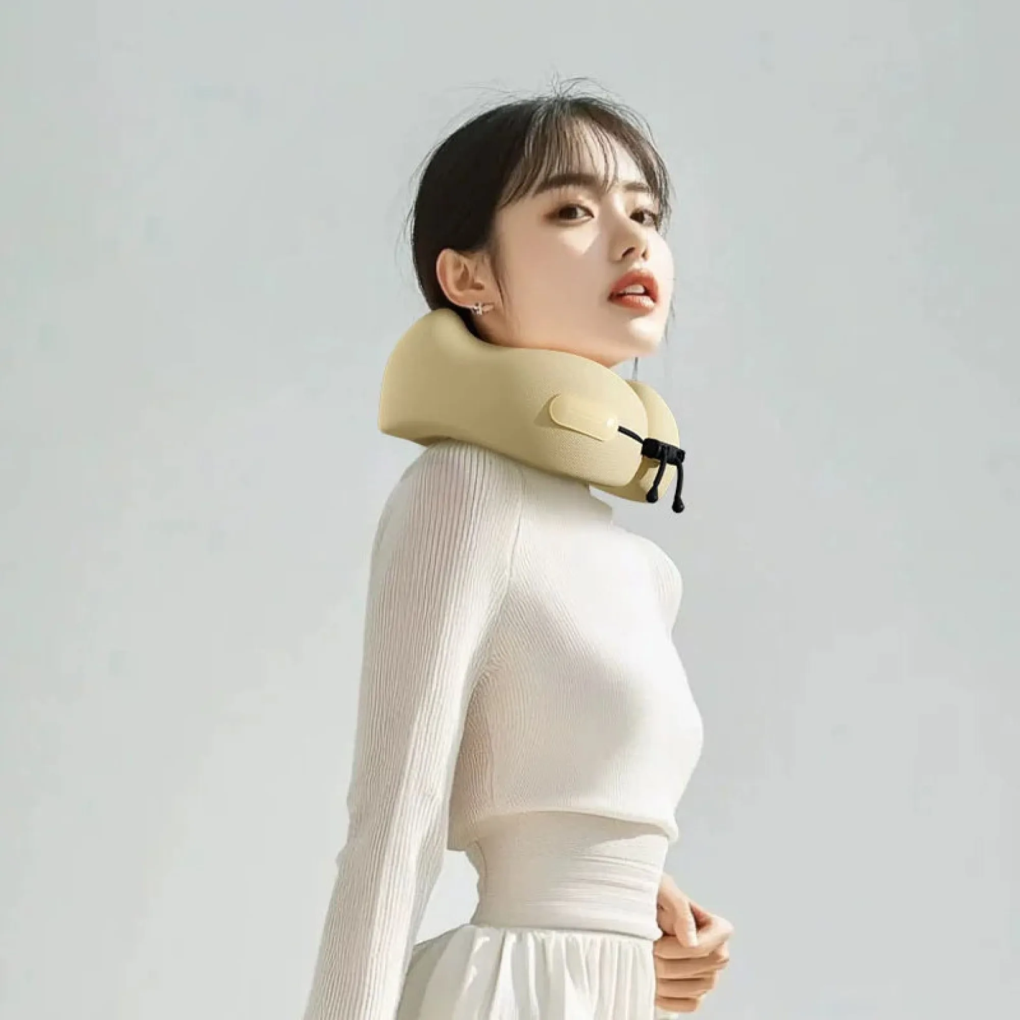 U-Shaped Memory Foam Travel Neck Pillow thumbnail 6
