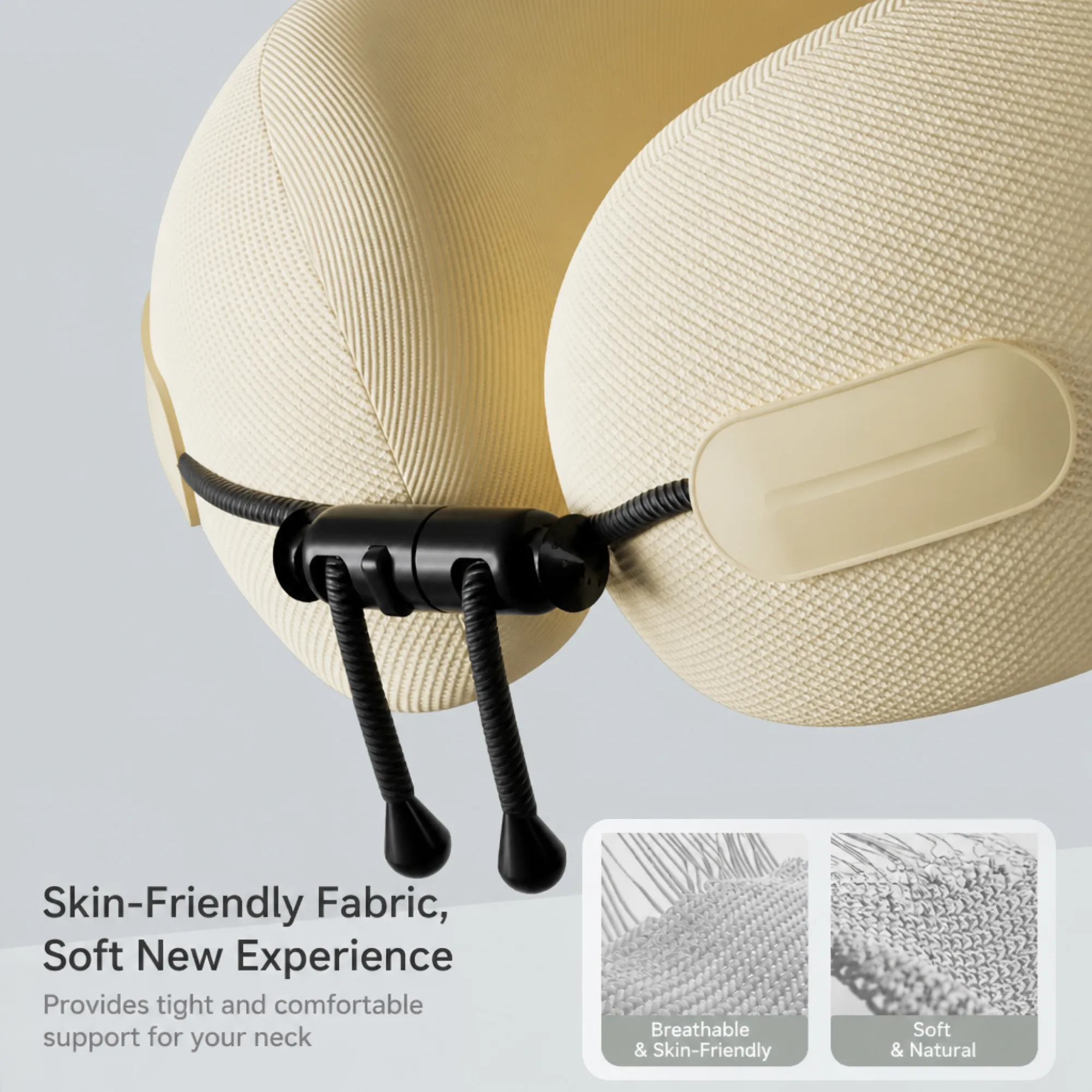 U-Shaped Memory Foam Travel Neck Pillow thumbnail 3