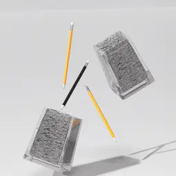 Resin Pen Holder with Water Ripple Texture thumbnail 3