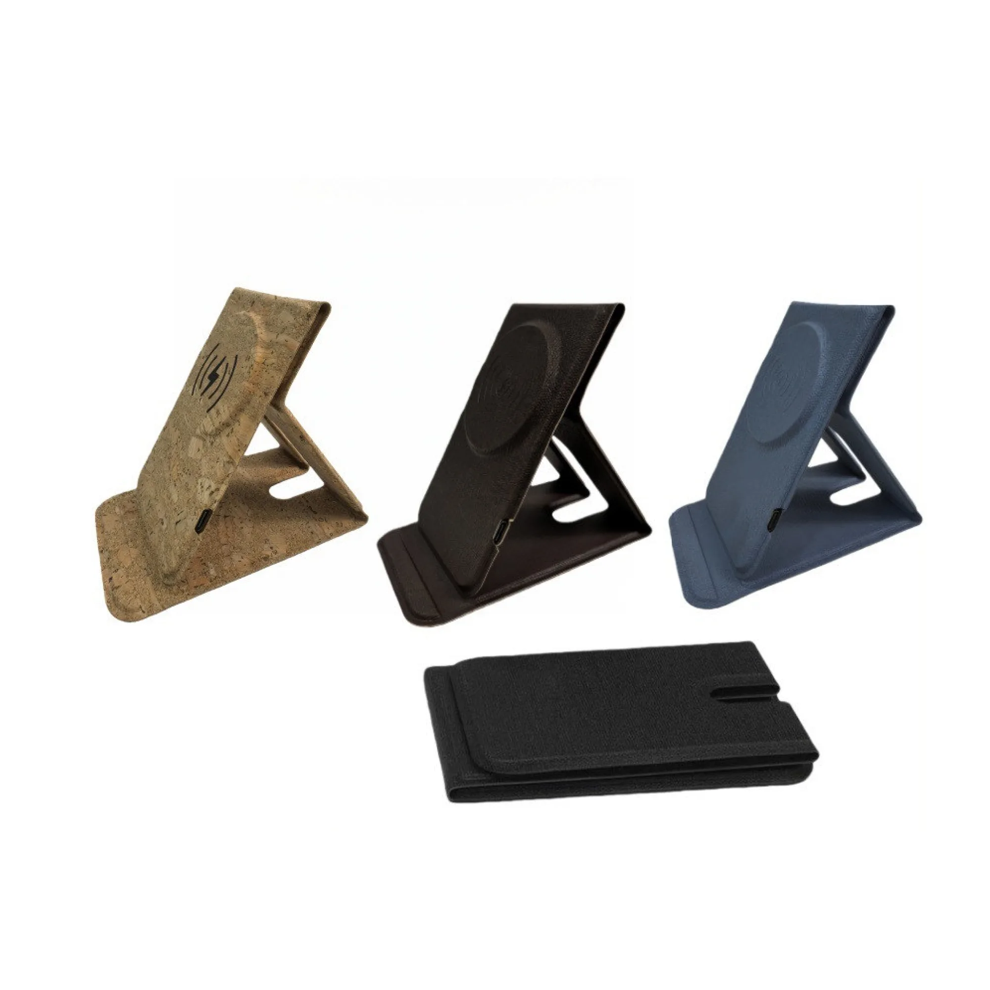 Foldable 15W Magnetic Wireless Charging Phone Stand thumbnail 4