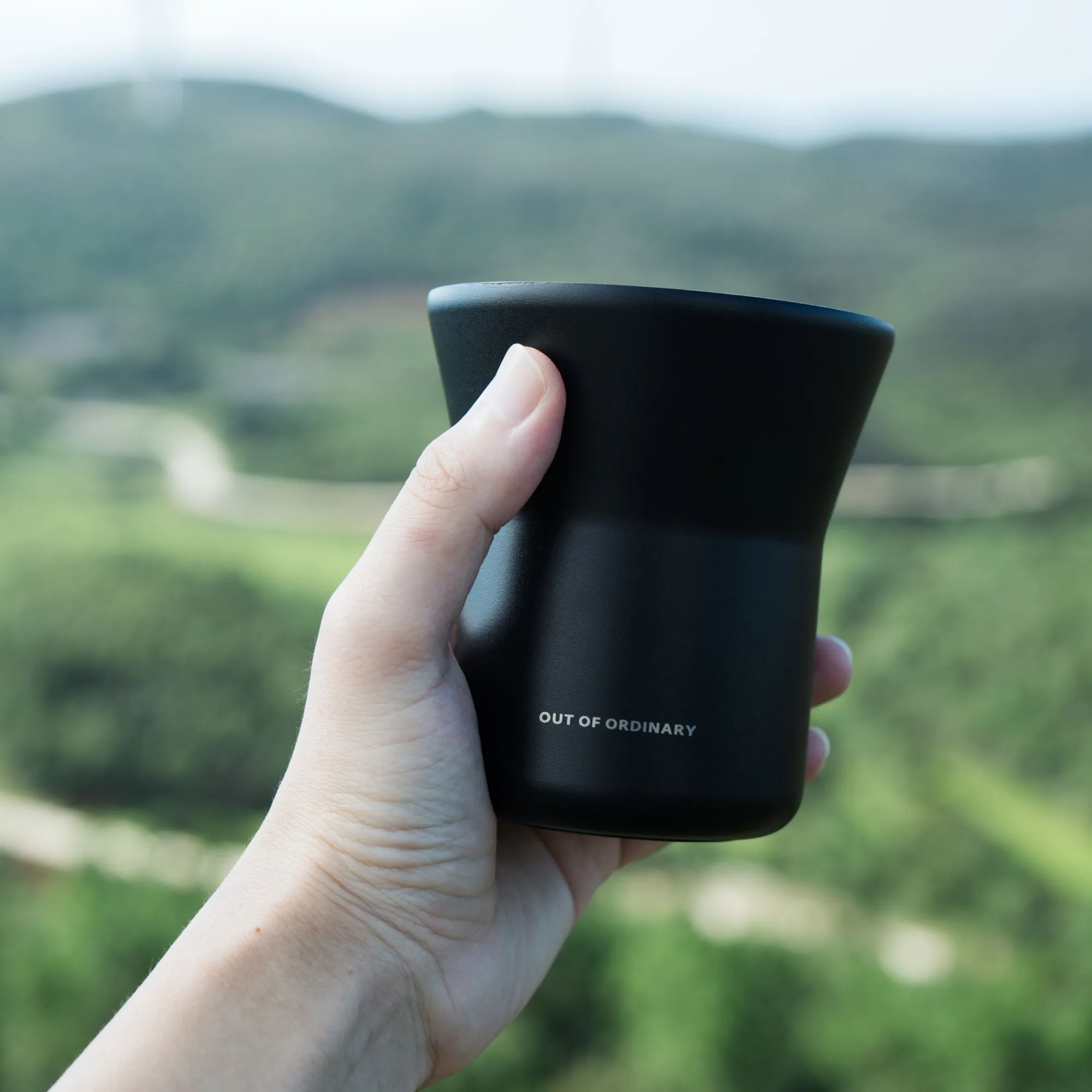 Double-Wall Stainless Steel Coffee Cup with Open Mouth thumbnail 3