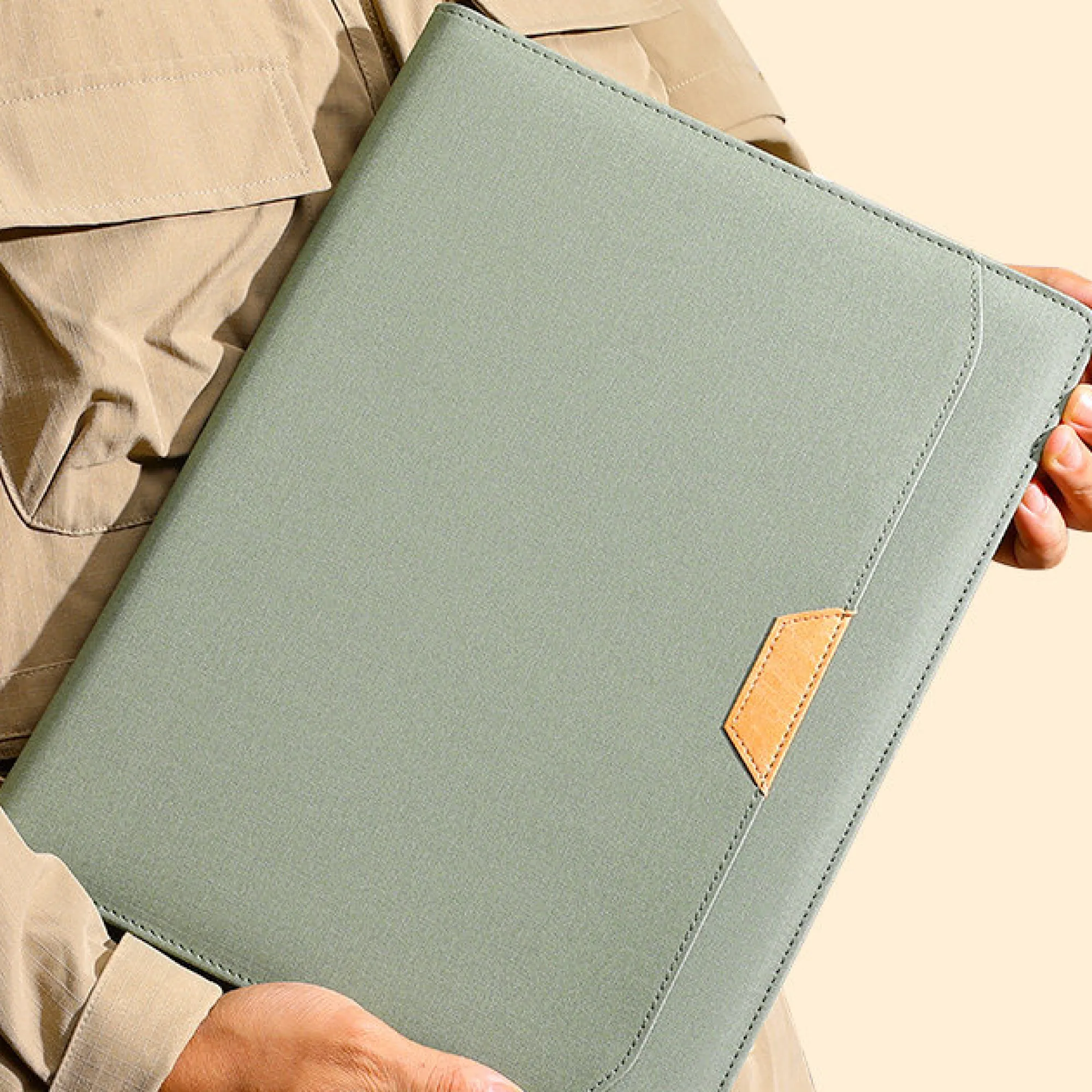 A4 PU Leather Multi-function Document Folder with Calculator Options thumbnail 7