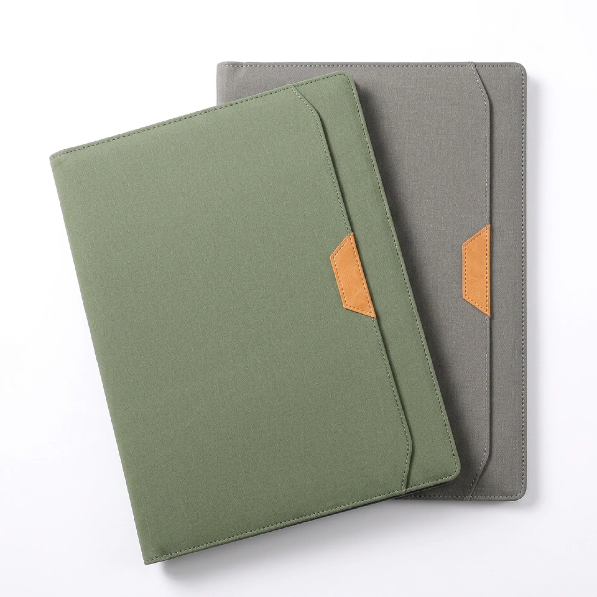 A4 PU Leather Multi-function Document Folder with Calculator Options