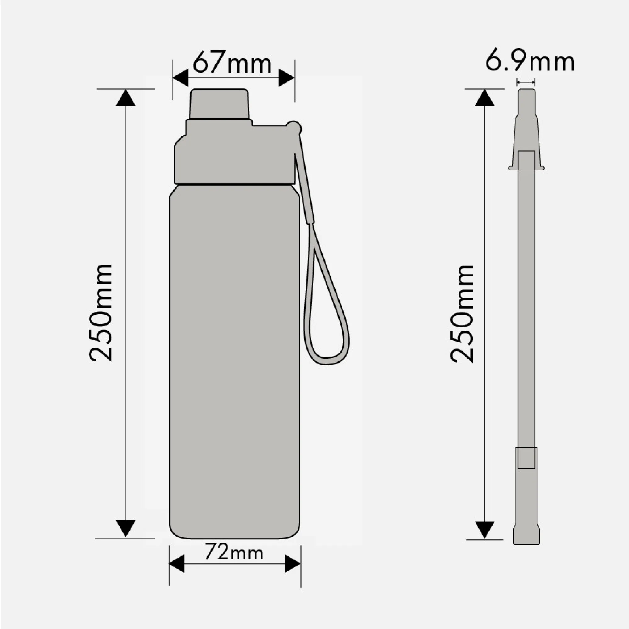 KEPO KC011 600ml Stainless Steel Insulated Sports Bottle with Pop-up Lid thumbnail 6