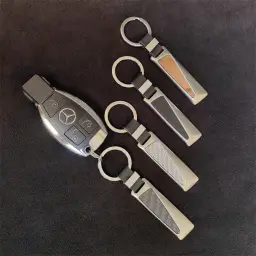 BMW 1364 Keychain with Carbon Fiber or Rosewood Insert thumbnail 2