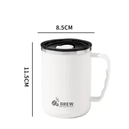Stainless Steel Insulated Mug with Lid, 500ml thumbnail 7