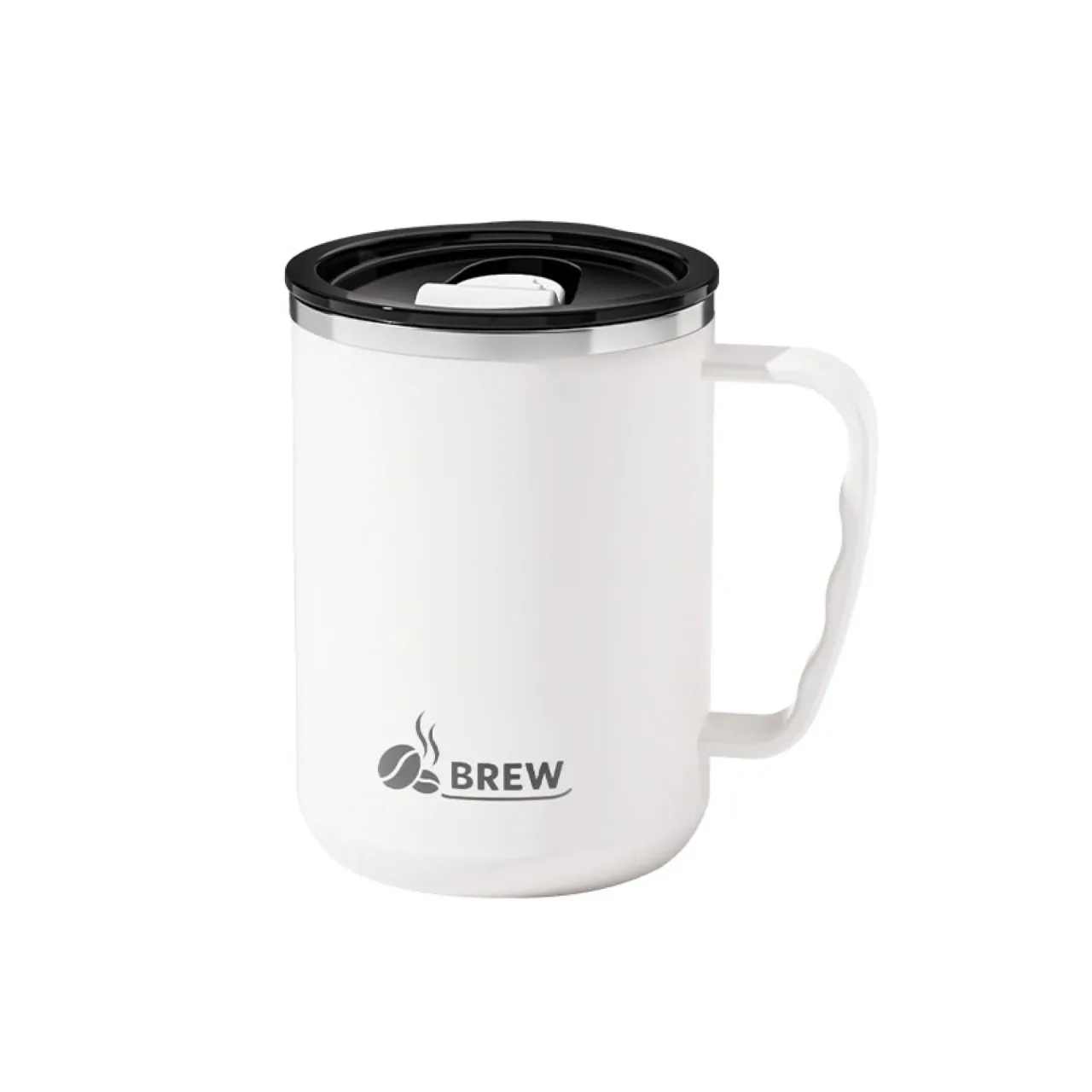 Stainless Steel Insulated Mug with Lid, 500ml