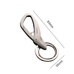 Jobon Zinc Alloy Double Ring Keychain thumbnail 6