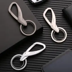 Jobon Zinc Alloy Double Ring Keychain thumbnail 3
