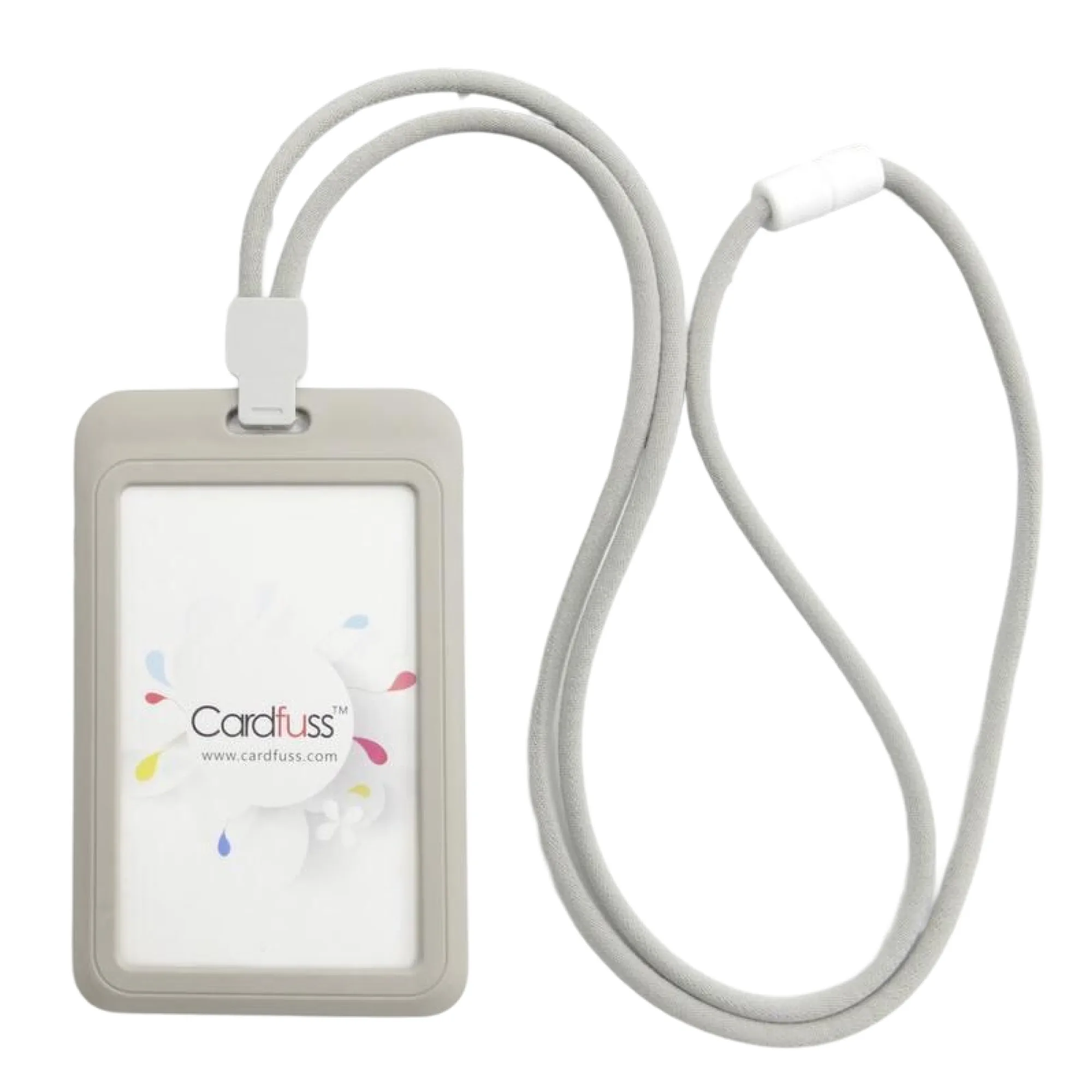 PP Card Holder with Round Lanyard