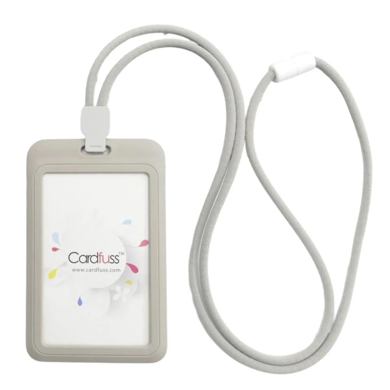 PP Card Holder with Round Lanyard